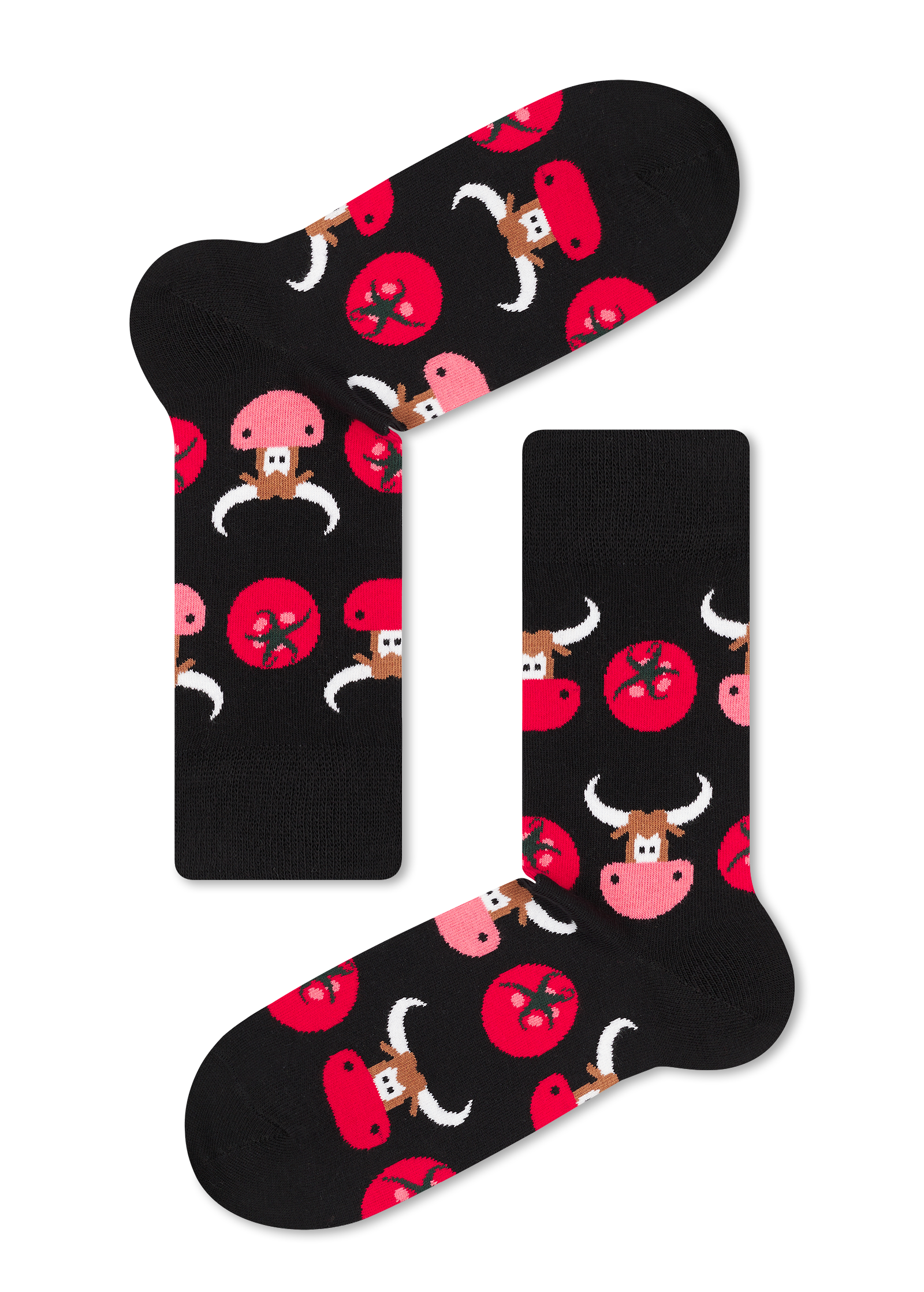 Bull in Tomatos | Funny colored socks | Buy funny colored socks for ...