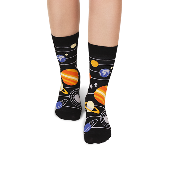 Solar System | Funny colored socks | Buy funny colored socks for women ...