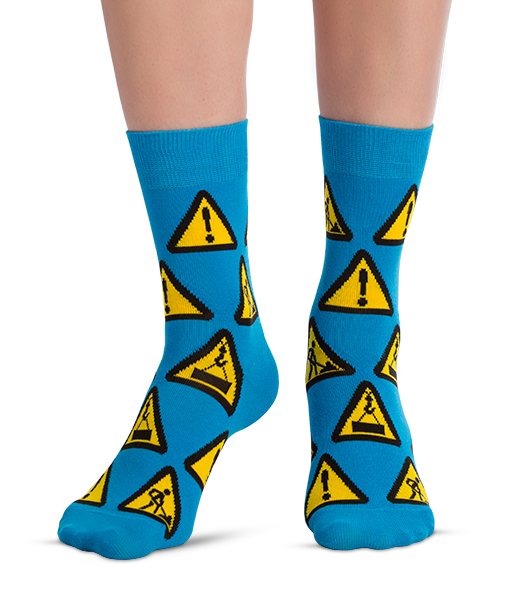 Under Construction Funny colored socks Buy funny colored socks for