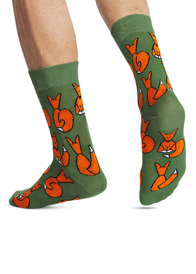 Fox Forest | Funny colored socks | Buy funny colored socks for women ...