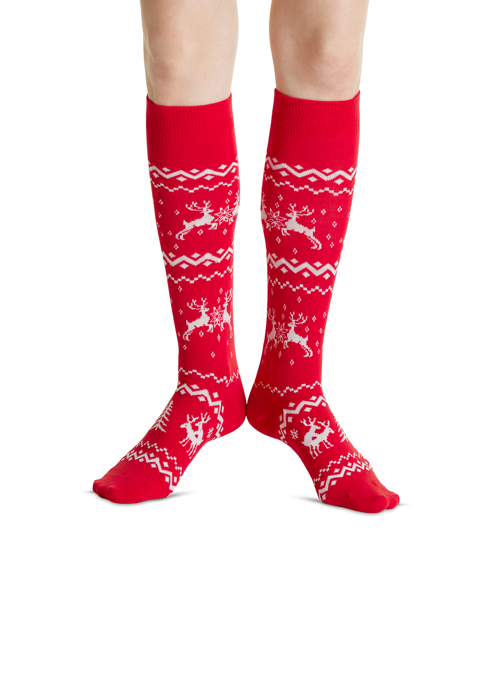 Naughty Deer Knee High Funny colored socks Buy funny colored socks