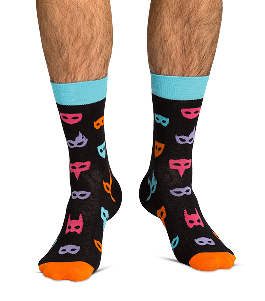 Masquerade | Funny colored socks | Buy funny colored socks for women ...
