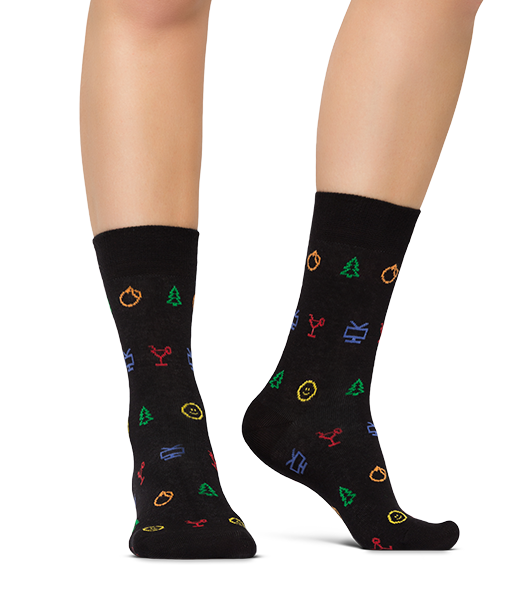 Under the Chiming Clock | Funny colored socks | Buy funny colored socks ...