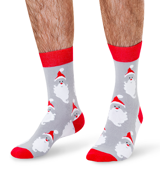 Santa Claus | Funny colored socks | Buy funny colored socks for women ...